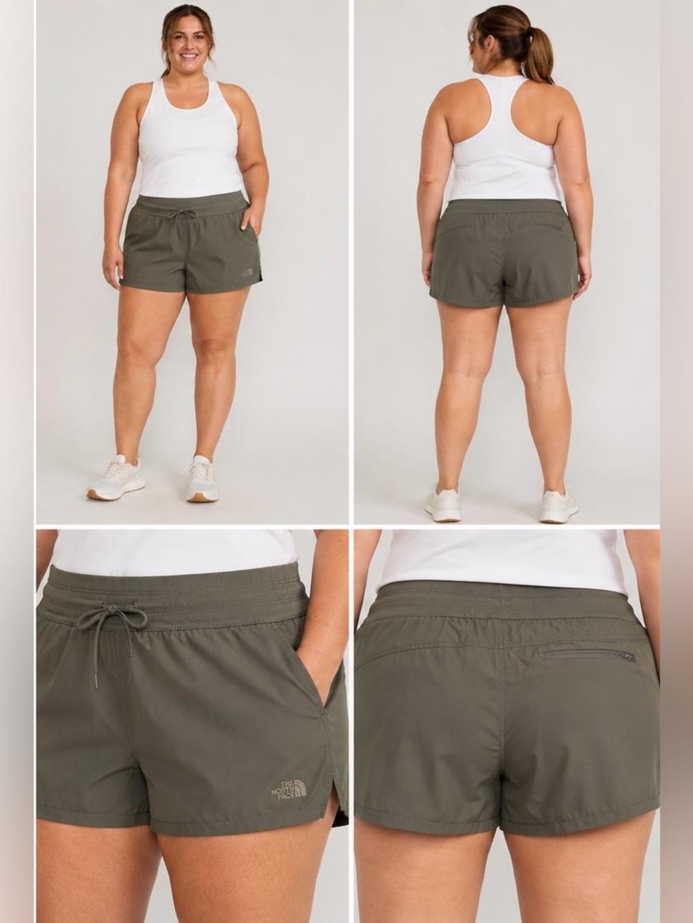 The North Face Aphrodite Motion Shorts Women’s XL Green Water-Repellent